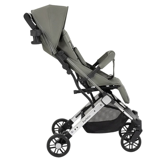 Коляска прогулочная Farfello Comfy Go Comfort Chrome Silver Green Chrome/Зелёный - 5